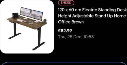 Photo of free Sit stand desk (Romford RM7) #1