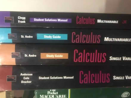 Photo of free University Text books Calculus (Western Sydney) #2