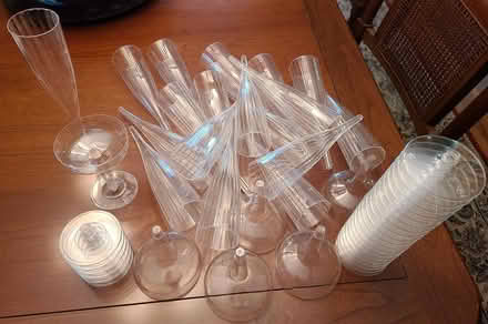 Photo of free Plastic Champagne flutes (River Falls, Potomac) #1