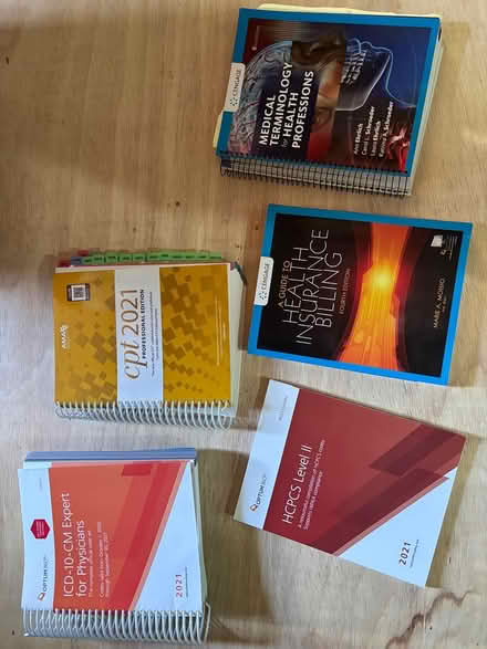 Photo of free Medical coding books (Cox Mill Rd., Gordonsville) #1
