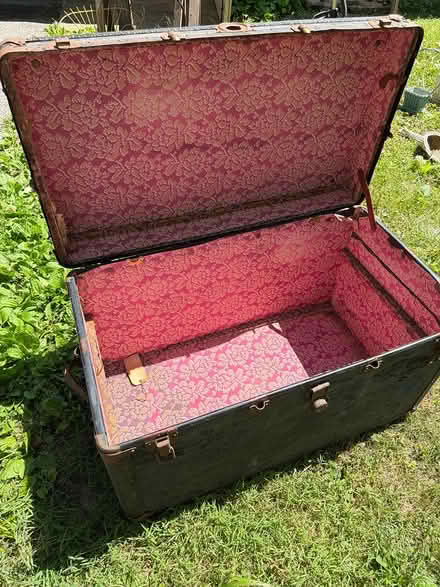 Photo of free Steamer Trunk (Edgemont PA) #3