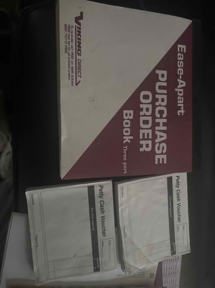 Photo of free Purchase order and petty cash books (Cheadle hulme SK8) #1