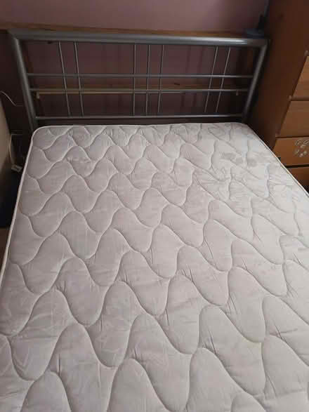 Photo of free Double bed with mattress (Rochdale, OL11) #1