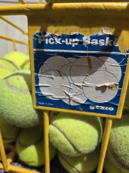 Photo of free Tennis balls & Pickup basket (Groton/Ayer line of rt 111) #3