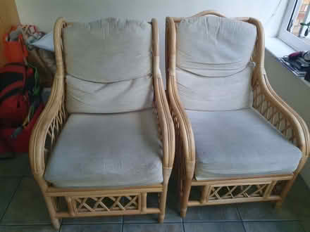 Photo of free 2 Bamboo Arm Chairs (Nascot Wood WD24) #2