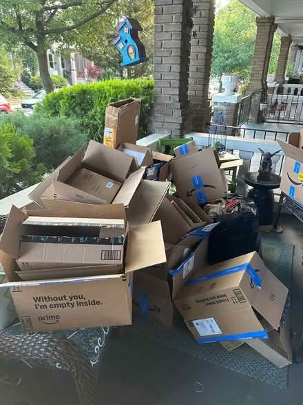Photo of free Moving boxes/bag of packing stuff (Petworth) #1