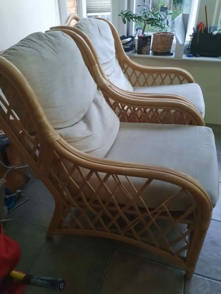 Photo of free 2 Bamboo Arm Chairs (Nascot Wood WD24) #1