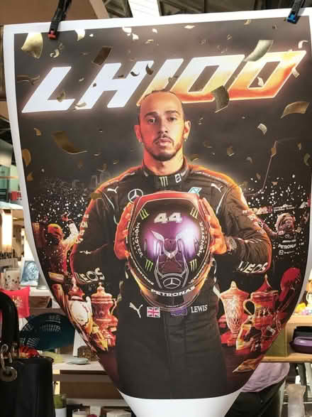 Photo of free Lewis Hamilton poster (Shepherds Bush) #1