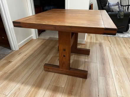Photo of free Solid Wood Table with Two Chairs (Lake Anna) #2