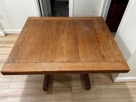Photo of free Solid Wood Table with Two Chairs (Lake Anna) #1