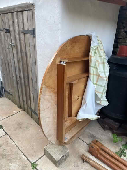 Photo of free Round Mid century table (Amberley) #1