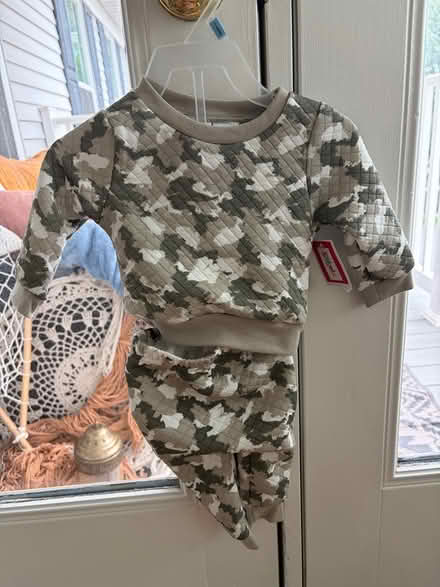 Photo of free 3/6 month camo outfit (frederick) #1