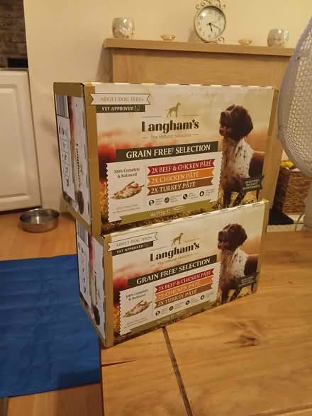 Photo of free 2 x Boxes Langhams Grain Free Dog Food new (Downall Green WN4) #1