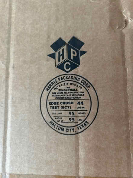Photo of free Large cardboard shipping box (Pepperell) #2