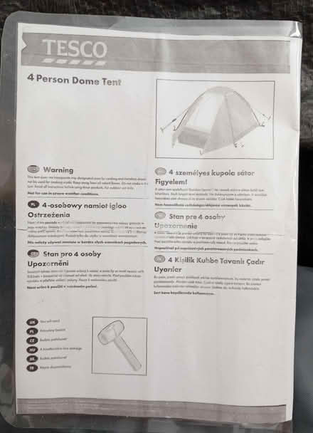 Photo of free 4-person tent (Llanbister) #1