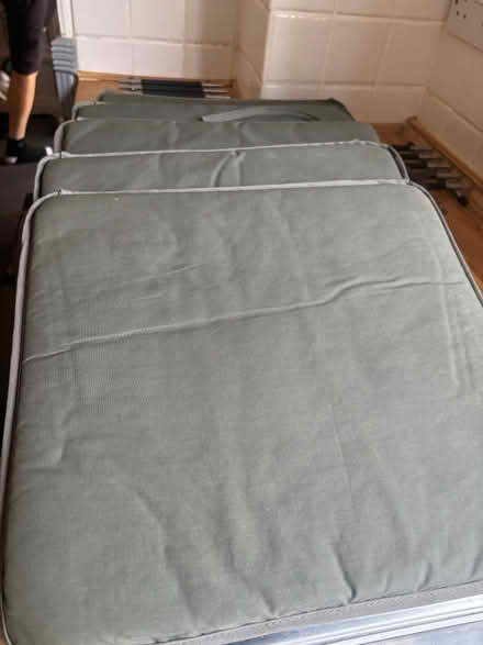 Photo of free 6 chair cushions, dark green (CT154BG) #2