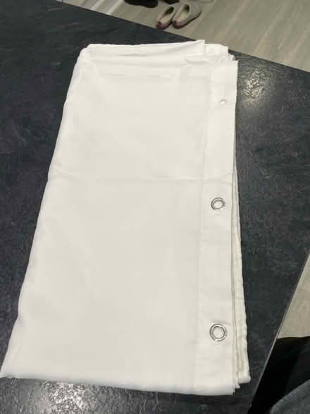 Photo of free White shower curtain (Gee Cross SK14) #3