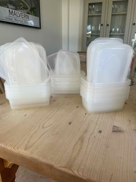 Photo of free Plastic food containers (WR13 Berrow) #1