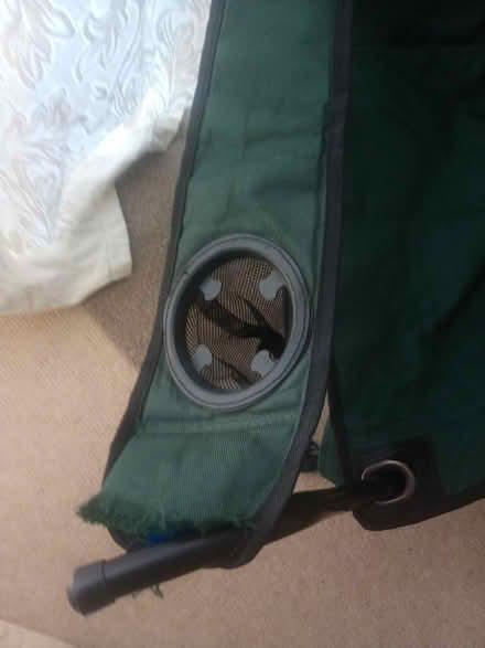 Photo of free Green canvas picnic chairs x 2 (Lawnswood LS16 LS16) #2