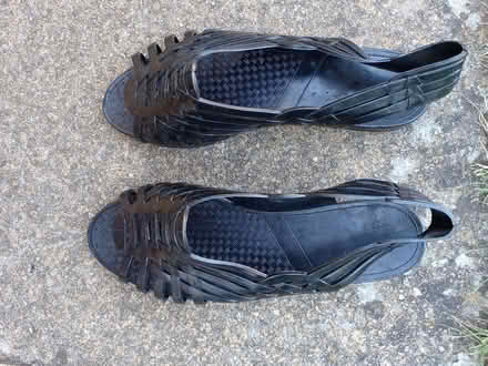 Photo of free Jelly shoes size 6 black (East Harling NR16) #2