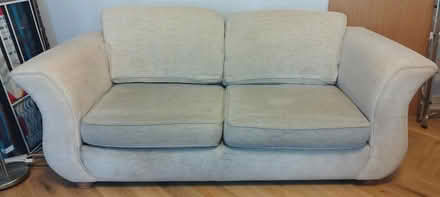 Photo of free 3 seater sofa bed with pouffe (Albany park DA14) #1
