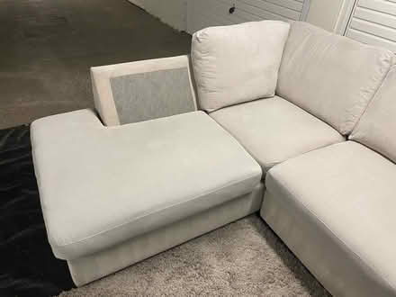 Photo of free DFS Cream Grey L-Shape Corner Sofa (Calidonian Road N7) #4