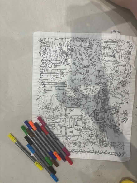 Photo of free Colour-in fabric placemats (N1 - Barnsbury) #1