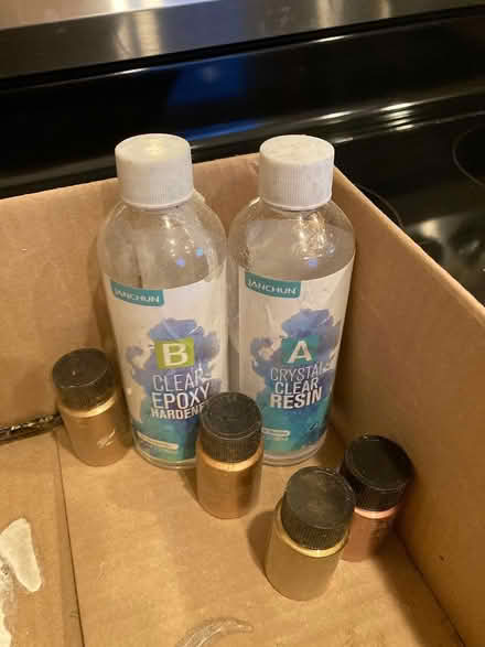 Photo of free Resin/epoxy chemicals (Central Seattle) #1