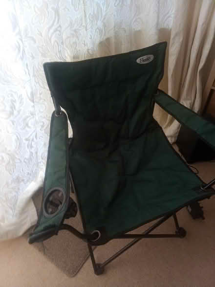 Photo of free Green canvas picnic chairs x 2 (Lawnswood LS16 LS16) #3