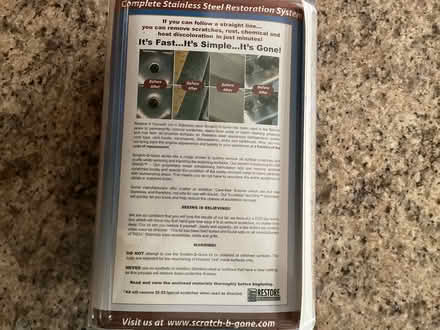 Photo of free Stainless Steel Scratch Removal Kit (Holmdel/Takolusa Drive) #2