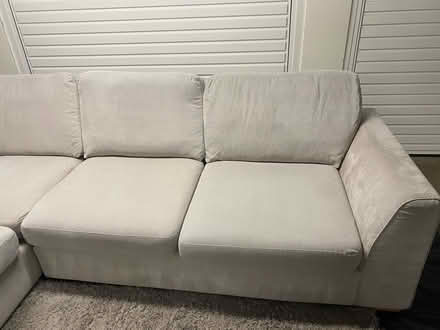 Photo of free DFS Cream Grey L-Shape Corner Sofa (Calidonian Road N7) #3