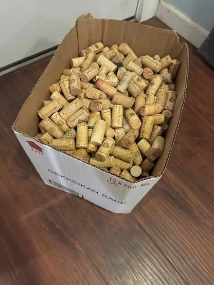 Photo of free Banker box 2/3 full of corks (DT North palo alto) #1