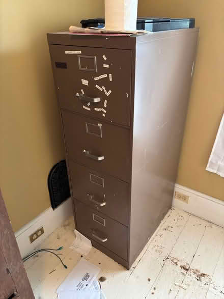 Photo of free 4 drawer legal sized file cabinet (Canandaigua, NY) #1