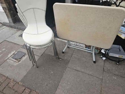 Photo of free Dinning Table with 4 chairs (N16 Stoke Newington) #1