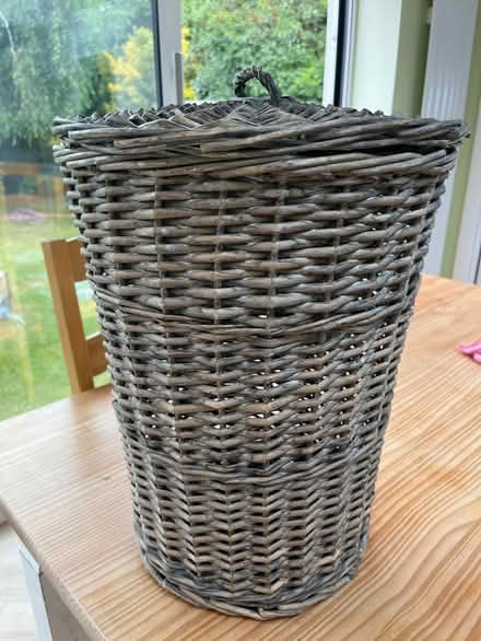 Photo of free Tall wicker basket (South Ferring BN12) #1