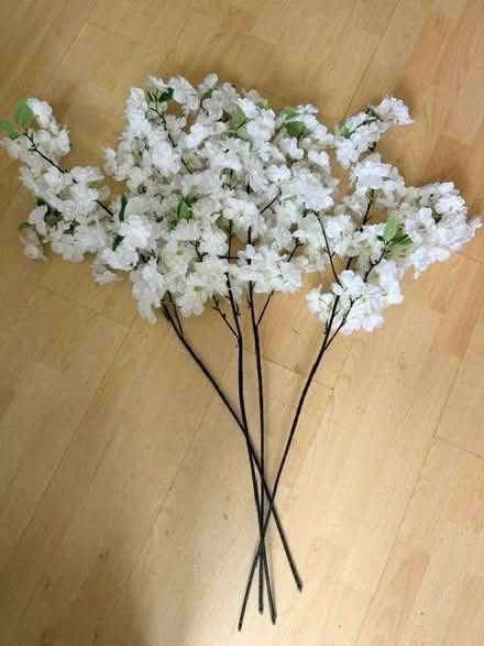 Photo of free 4x stems of artificial Cherry Blossom branches 100cm long. (Ashburton SE25) #1