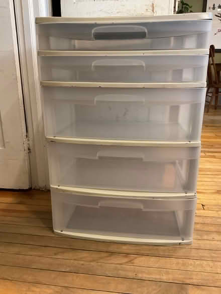 Photo of free 5 drawer plastic unit (Hintonburg) #1