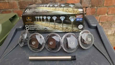 Photo of free Solar LED garden lights (Malvern Link Top WR14) #1