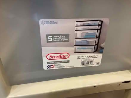 Photo of free 5 drawer plastic unit (Hintonburg) #2