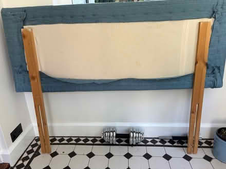 Photo of free King size upholstered headboard (GL6 Minchinhampton) #3