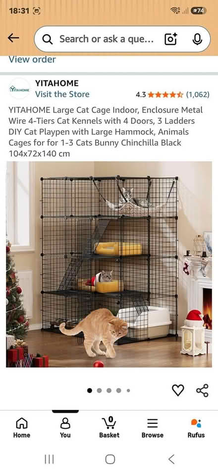 Photo of free Cat cage /catio (Trewoon) #3