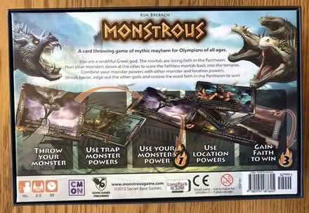 Photo of free Monstrous card/board game - Greek mythology [20886] #1
