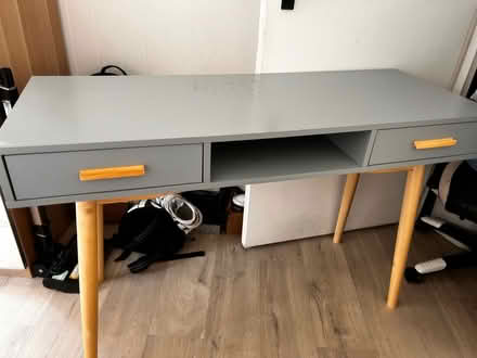 Photo of free Dolphin grey console table (Chelsea (SW10)) #1