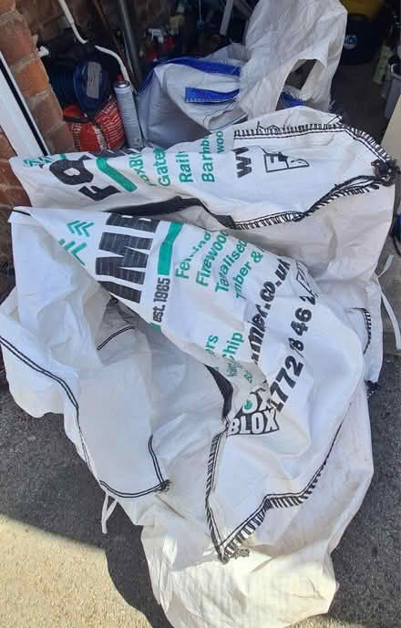 Photo of free 3 x Builders / Log bags (Great Sutton CH66) #1