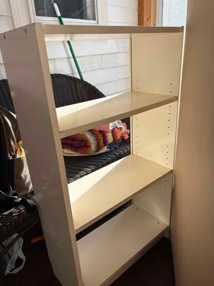 Photo of free White bookshelf, no back (02452) #1