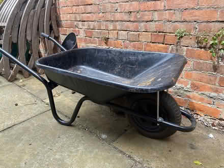 Photo of free Wheelbarrow (with flat tire) (Bedford) #1