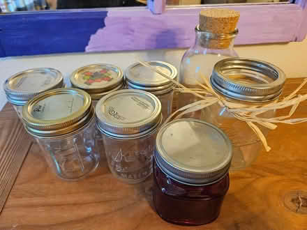 Photo of free glass jars (canning/decor) (North Denton (288 & 2164)) #1