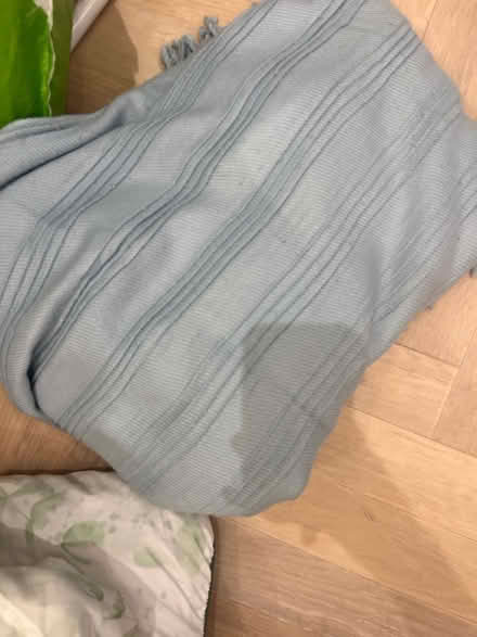 Photo of free Light blue throw (Old Winsdor SL4) #1