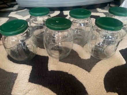 Photo of free 6 Glass jars (screw) (N14 Oakwood Park) #1