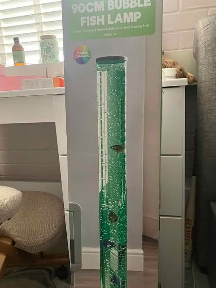 Photo of free 90cm bubble fish lamp (Coulsdon, nr, train station) #1